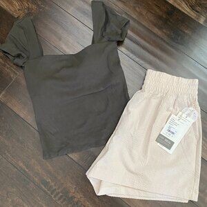 Bundle NWT Villa Trouser short & EUC Pose Scoop Tee